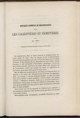Les Coleopteres Et Hemipteres