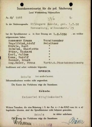 Schulz, Hildegard