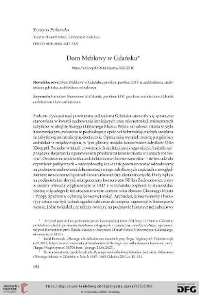 22: Dom Meblowy w Gdańsku