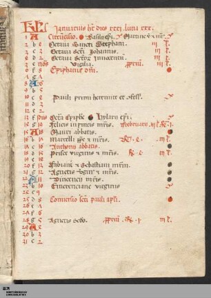 Calendarium