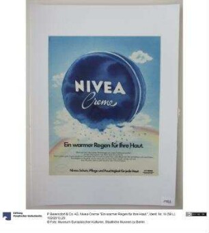 Nivea-Creme "Ein warmer Regen für Ihre Haut."