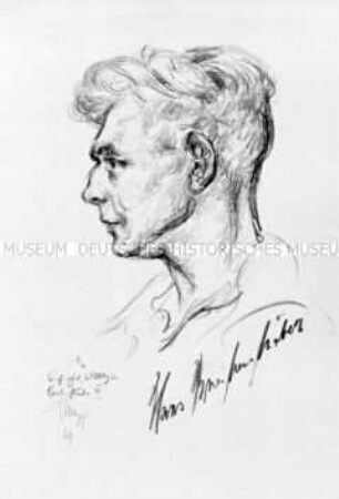 Bildnis des Boxers Hans Breitensträter