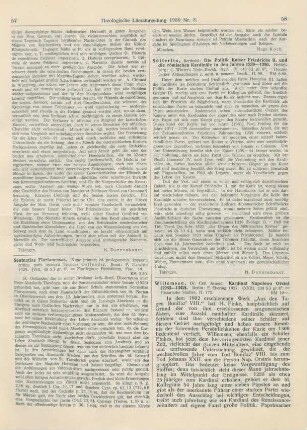 57-58 [Rezension] Sententiae Florianenses. Nunc primum ed. prolegomenis, apparatu critico, notis instruxit Henricus Ostlender