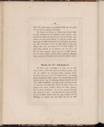 Epoche des XIV. Jahrhunderts.