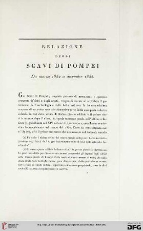 15: Relazione degli scavi di Pompei : da marzo 1852 a dicembre 1855