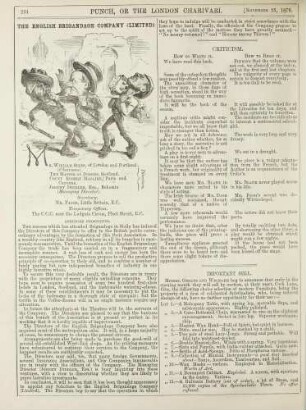 The english brigandage company (Limited)