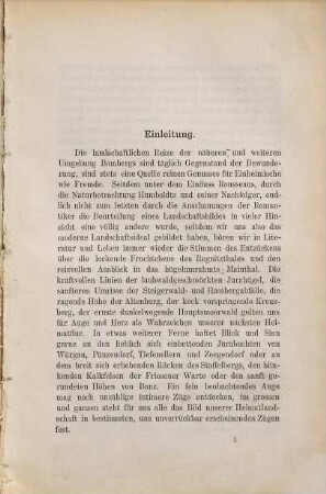 Zur historischen Gestaltung des Landschaftsbildes um Bamberg