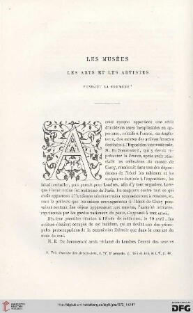 2. Pér. 5.1872: Les musées, [4], Les arts et les artistes pendant la Commune