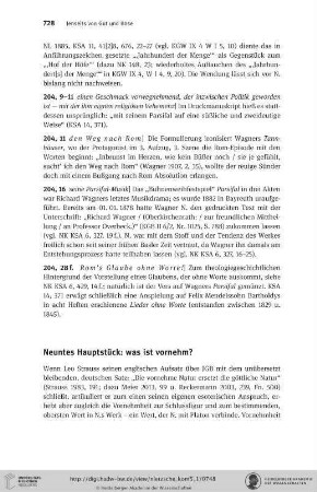 Neuntes Hauptstück: was ist vornehm?