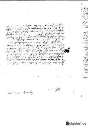 30: Brief von Johann Christoph Schmidt an ... Frau ? Gleim