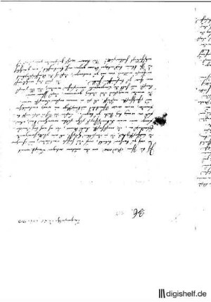 30: Brief von Johann Christoph Schmidt an ... Frau ? Gleim