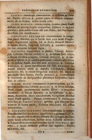 Jo. Georgii Walchii bibliotheca theologica selecta litterariis adnotationibus instructa, 4,2
