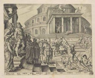 Die Zerstörung des Sonnenwagens, Blatt 4 aus der Folge "König Joschija restauriert das Gesetz des Herrn"