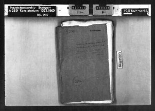 Stiftung des Christoph Heinrich Frh. von Palm für die Lateinschule in Kircheim/Teck
