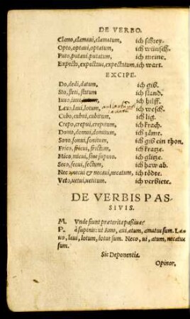 De Verbis Passivis.