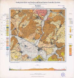 2983 [5119] Kirchhain i. Hessen-Nassau, Geologische Karte von Preußen und benachbarten deutschen Ländern