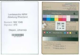 Entnazifizierung Johannes Diepen , geb. 20.05.1909 (Aushilfsangestellter)