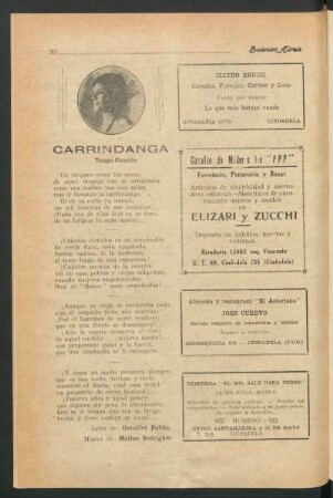 Carrindanga : Tango-Canción