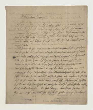 Brief von Georg Franz Burkhard Kloss an Joseph Heller