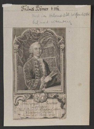 Porträt Friedrich Börner (1723-1761)