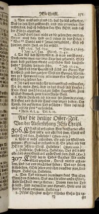 Auf die heilige Oster-Zeit. - Von der Heiligen Dreyeinigkeit.