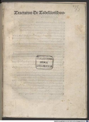 Tractatus de tabellionibus