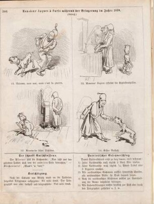 "Monsieur Jacques à Paris während der Belagerung im Jahre 1870"