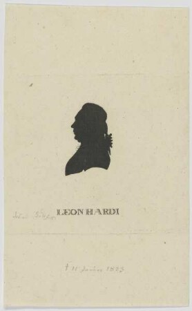 Bildnis des Johann Gottfried Leonhardi