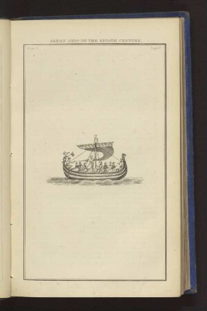 SAXON SHIP OF THE EIGHT CENTURY. Plate 6. Page 12.