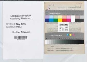 Entnazifizierung Albrecht Hunthe, geb. 12.12.1883 (Landesinspektor)