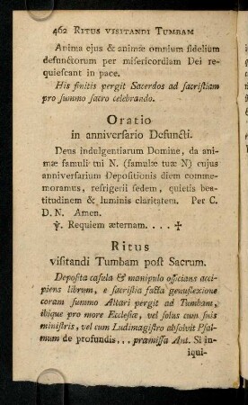 462-466, Ritus visitandi Tumbam post Sacrum; ...