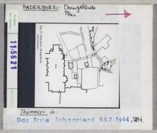 Paderborn: Domgelände Plan
