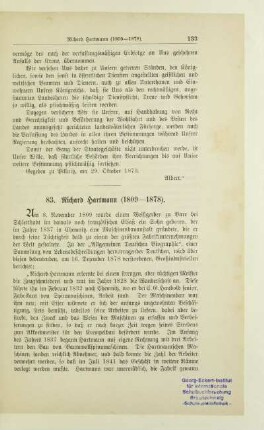 83. Richard Hartmann (1809-1878)