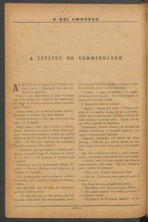 A estátua do Commendador