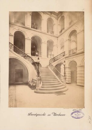 Landgericht, Bochum: Haupttreppenhaus