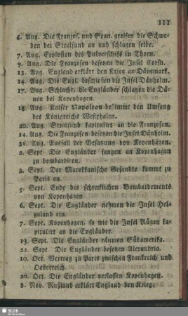 Entfernung einiger Städte von Dresden aus, nach geografischen Meilen