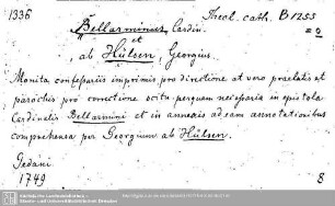 Theologia catholica B 1255