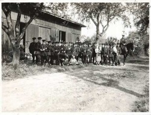 Große Polizeiübung im Bauland vom 16.9. - 18.9.1930 (am hinteren Meßhof)