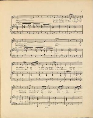 Sérénade : (Quand tu chantes) ; chant avec acc. de piano ou harmonium et violon, ou flûte ou violoncelle (ad. lib.) ; textes français et allemand