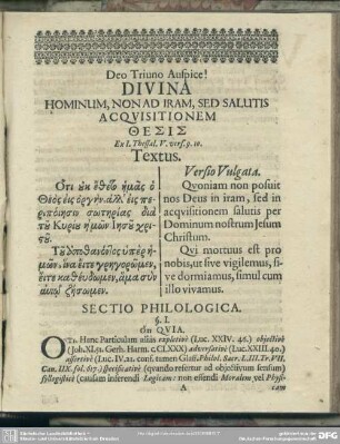 Sectio Philo