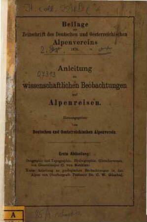 Orographie und Topographie, Hydrographie, Gletscherwesen