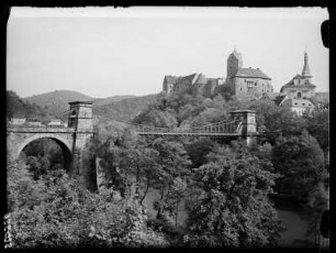 Elbogen, Schloss mit Brücke