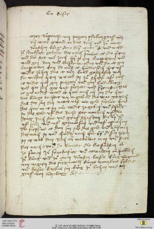 [Jakob Twinger von Königshofen:] Chronik, deutsch, mit Fortsetzungen