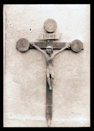 Jakobskapelle, aussen; Kruzifix