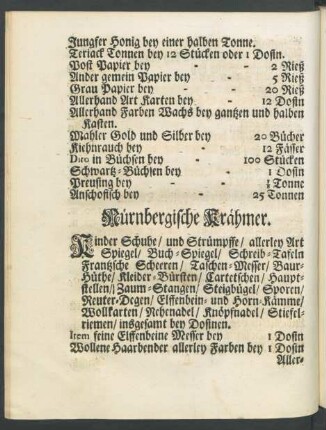 Nürnbergische Krähmer