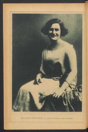 Bellezas uruguayas: La señorita Turquesa Latorre Larreta - [Fotografía]