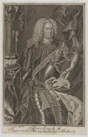 Bildnis des Friedrich III von Sachsen-Gotha
