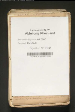 Kurkölnische geschriebene Verordnungen (mit modernem Inhaltsverzeichnis)