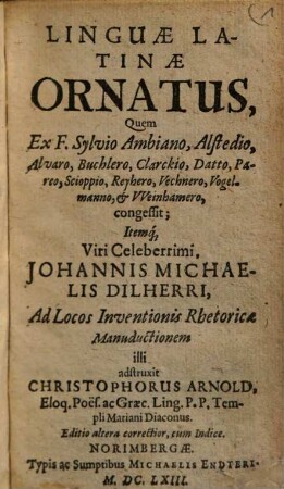 Linguae latinae ornatus