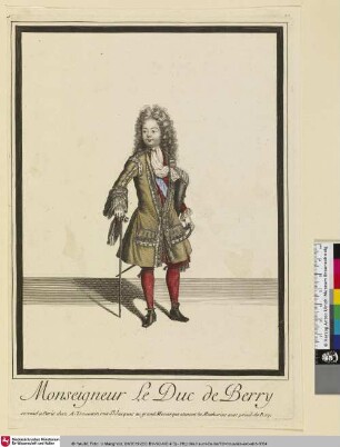 Monseigneur Le Duc de Berry